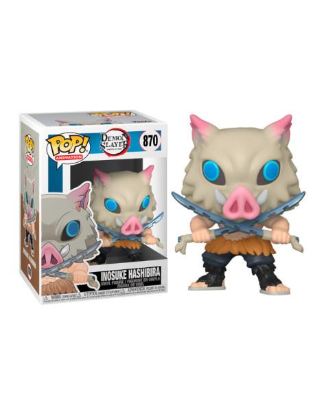 Funko Pop. Inosuke Hashibira. Demon Slayer: Kimetsu no Yaiba  - Funko Pop de Inosuke Hashibira de la serie Kimetsu no Yaiba