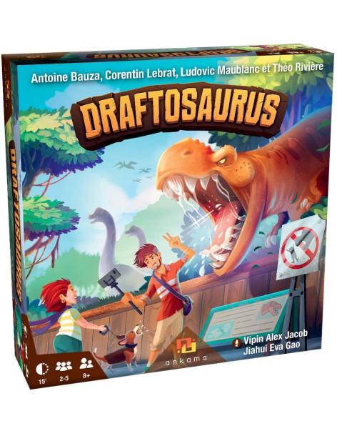 Draftosaurus  - Draftosaurus es un juego de mesa en el que tendremos que crear el parque temático de dinosaurios con más posibil