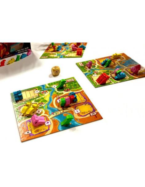 Draftosaurus  - Draftosaurus es un juego de mesa en el que tendremos que crear el parque temático de dinosaurios con más posibil 2