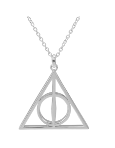 Colgante con cadena Reliquias de la Muerte Harry Potter  - Colgante de las Reliquias de la muerte de Harry Potter. Contiene una 