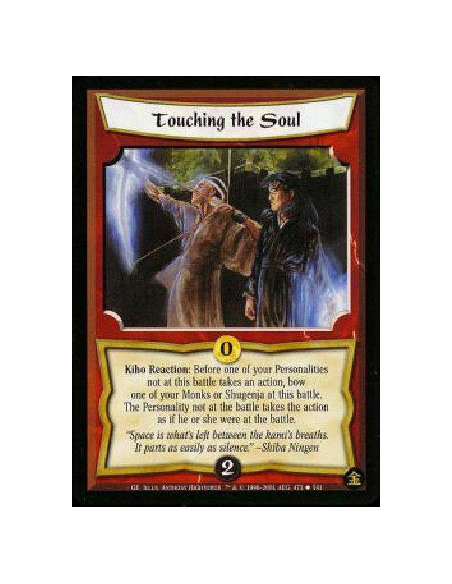 Touching the Soul  - Kiho Reaction: Before one of your Personalities not at this battle performs an action, bow one of your Shug