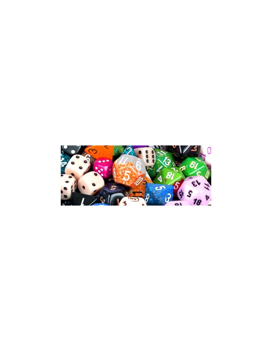 Dado Aleatorio (D4 D6 D8 D10 D12 D20)  - 50080Dado Aleatorio (D4 D6 D8 D10 D12 D20)