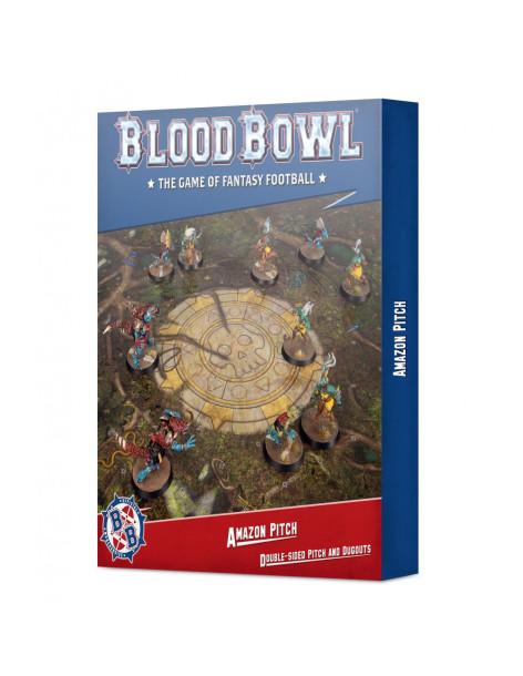 Blood Bowl: Amazons Team Pitch & Dugouts  - La mayoría de los estadios pertenecientes a las Amazons se encuentran en las profund