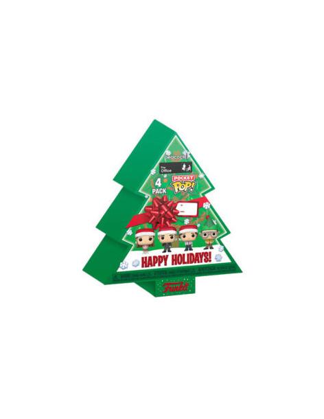 Funko Pop Caja Arbol de Navidad. The Office (4 Figuras)  - Funko Pop Caja Arbol de Navidad. The Office (4 Figuras)