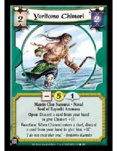 Tamori Shaitung Exp  - Dragon Clan Shugenja * Tamori Family Daimyo Experienced * Unique Elemental Reaction: Bow Shaitung to canc