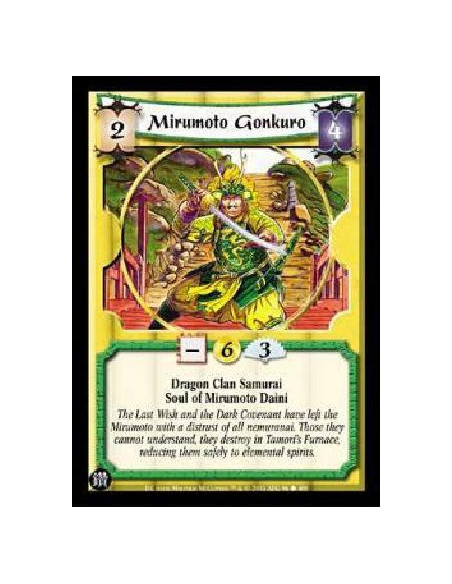 Mirumoto Gonkuro  - Dragon Clan Samurai Soul of Mirumoto Daini