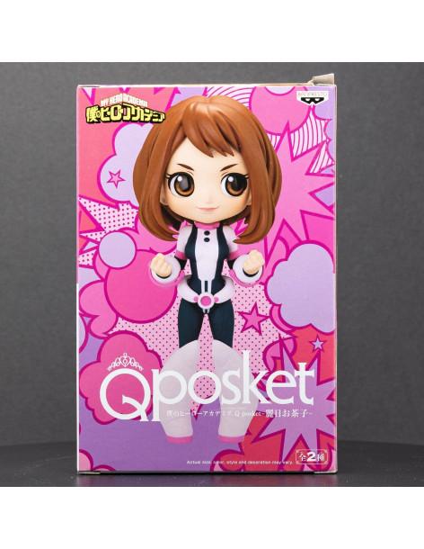Figura Qposket Ochaco Uraraka. My Hero Academia  -  Esta figura de unos 13 cm, de PVC incluye una base soporte especial para exp 2