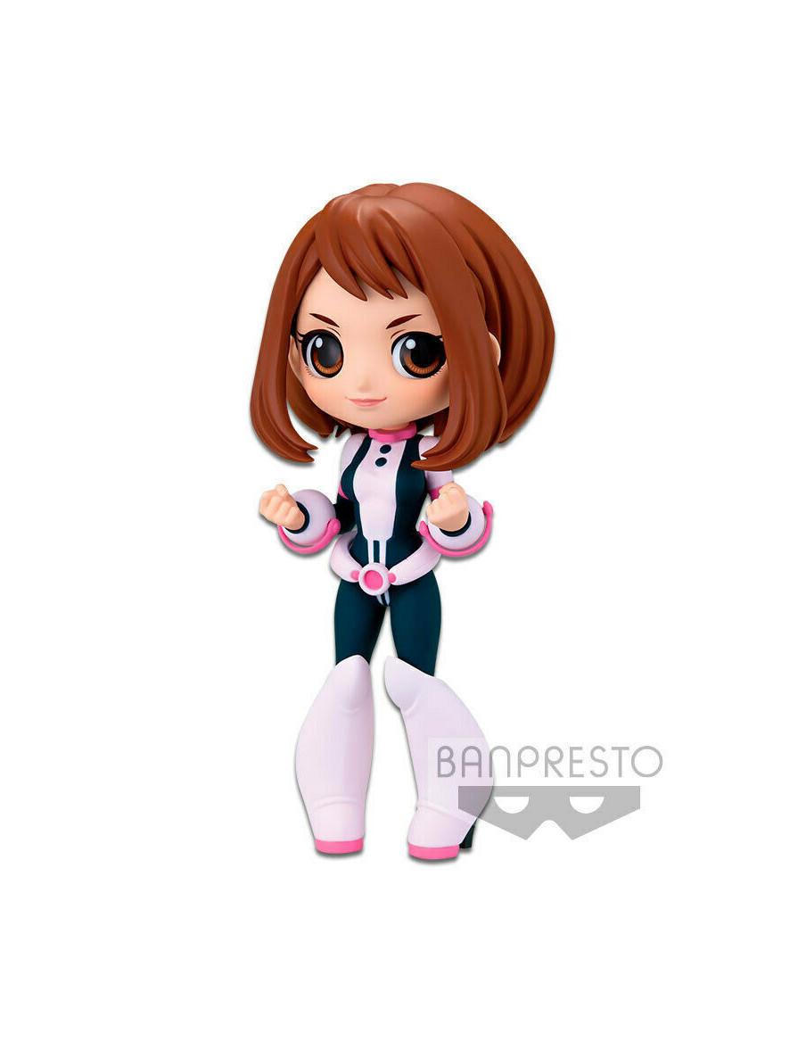 Figura Qposket Ochaco Uraraka. My Hero Academia  -  Esta figura de unos 13 cm, de PVC incluye una base soporte especial para exp