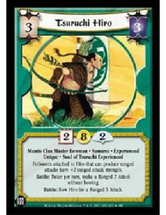 Tsuruchi Hiro Exp FOIL  - Mantis Clan Master Bowman * Samurai * Experienced Unique * Soul of Tsuruchi Experienced Followers atta