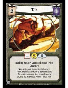 T'k  - Ratling Bushi * Crippled Bone Tribe Creature 