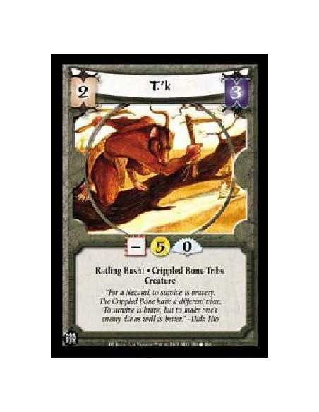 T'k  - Ratling Bushi * Crippled Bone Tribe Creature 
