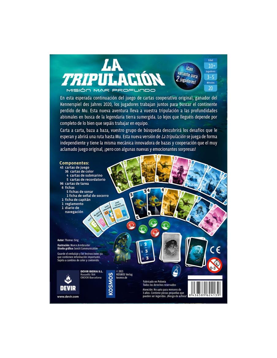 La Tripulación 2: Misión Mar profundo  - Con unas reglas fáciles de entender y de explicar y una preparación muy rápida, ensegui