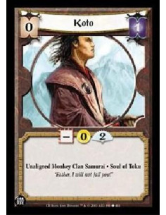 Koto  - Unaligned Monkey Clan Samurai * Soul of Toku 