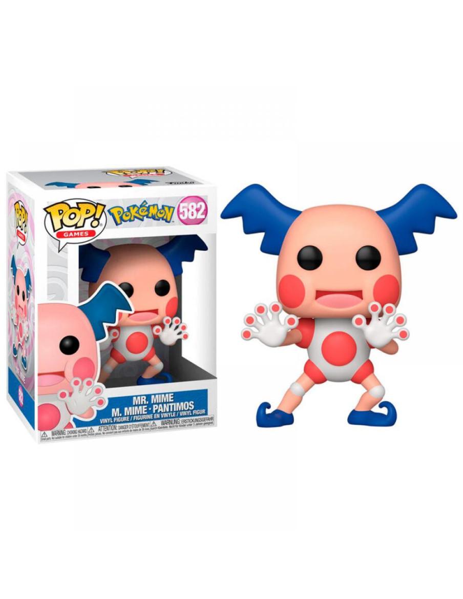 Funko Pop. Mr. Mime. Pokemon (Figura Dañada)  - Figura de vinilo, tamaño aprox. 9 cm.