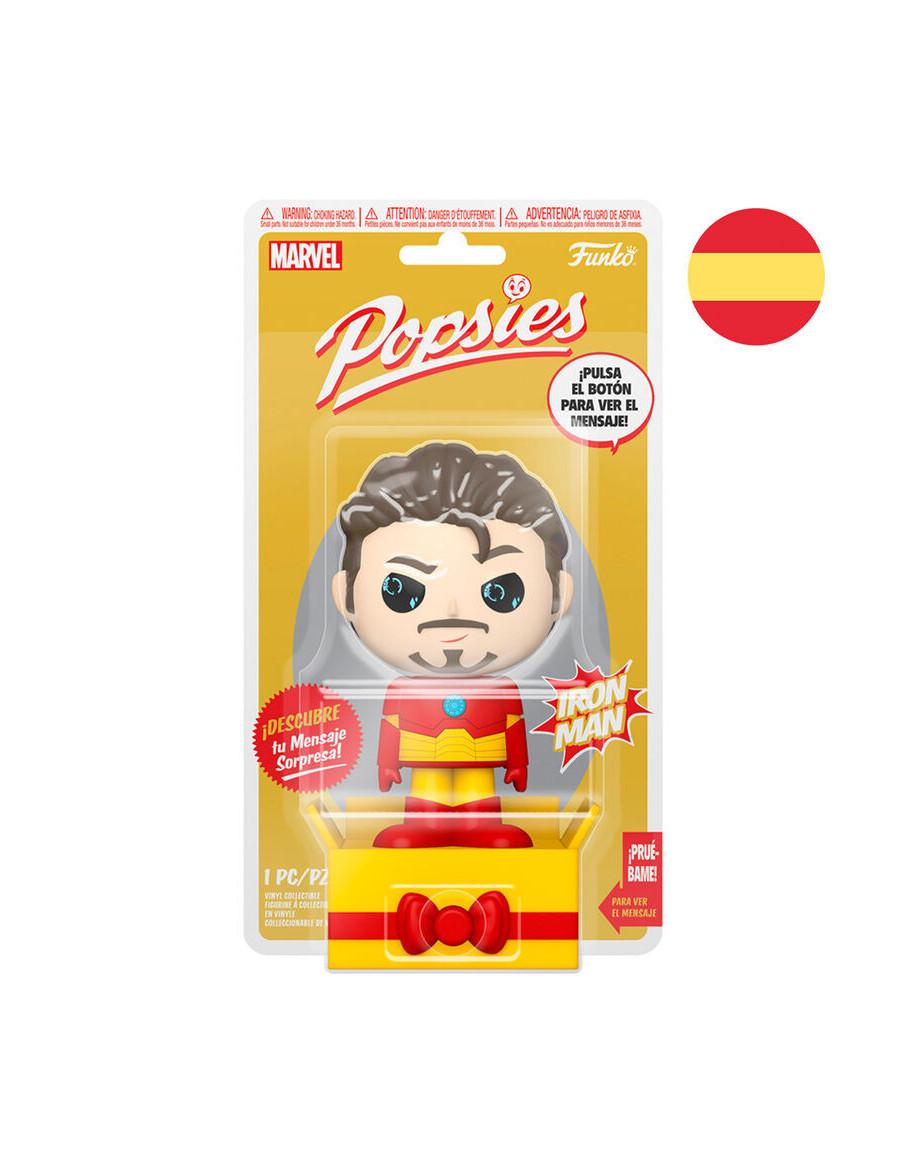 Funko Popsies Iron Man. Marvel (Español)  - ¡Cada Popsies incluye una figura para mostrar durante todo el año con un mensaje cap