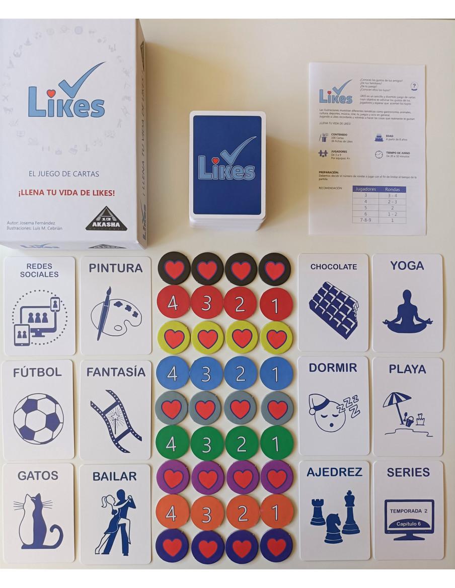 Likes  - ¿Conoces realmente los gustos de tus amigos?¿De tus familiares?¿De tu pareja?¿Conocen ellos los tuyos?Likes es un senci