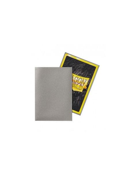 Fundas Dragon Shield Tamaño Japonés (59x86mm) - Plata Mate (60  - 