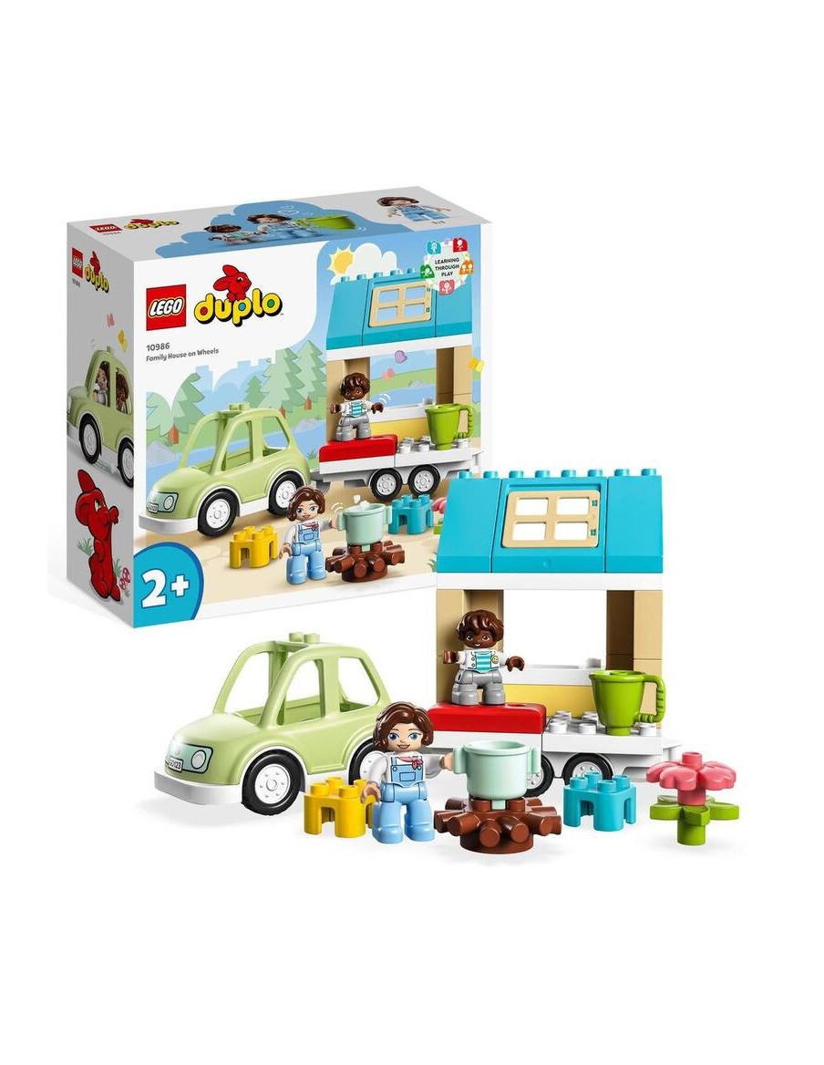 Lego Duplo. Casa Familiar con Ruedas  - Sal a vivir una gran aventura con tu intrépido bebé en la Casa Familiar con Ruedas Mi Ci