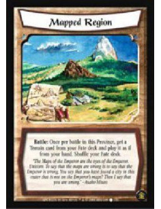 Mapped Region  - Singular Once per battle at this Province, you may search your Fate deck for a Terrain card and play it as thou