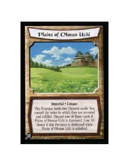 Plains of Otosan Uchi  - Imperial * Unique This Province holds two Dynasty cards. You control the order in which they are reveal