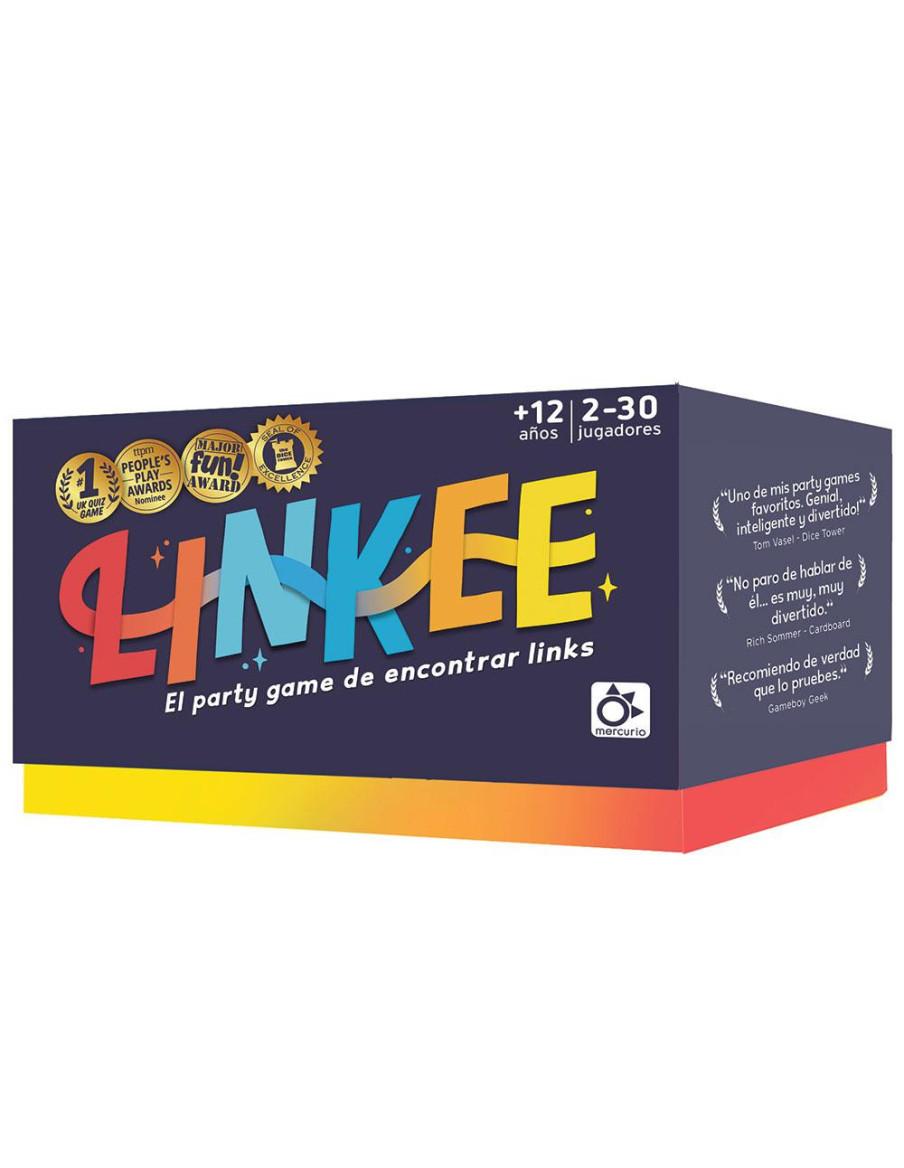Linkee. Juego de mesa  - Calabaza, doce, zapatos y hermanastra... ¿Qué une a estas cuatro palabras? Estruja tu cerebro y trata d