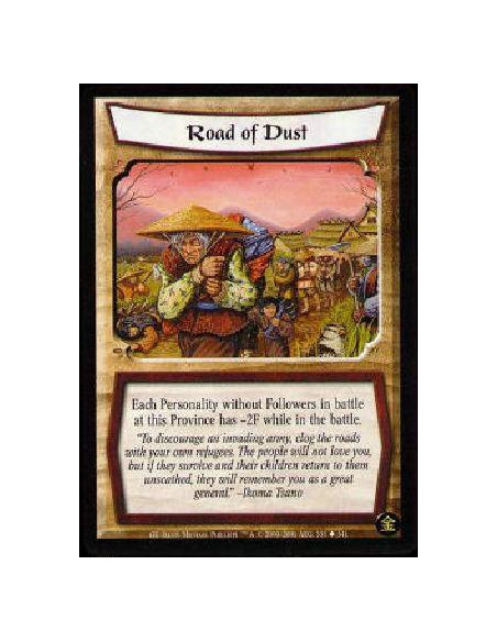 Road of Dust  - Singular Personalities without Followers have -2F while at this Province.