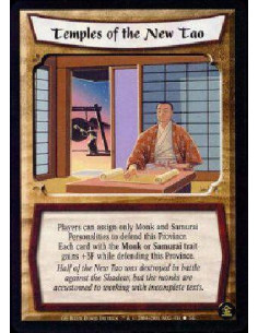 Temples of the New Tao  - Singular Only Monk and Samurai Personalities may assign to defend this Province. (This does not prohib