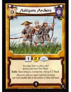 Ashigaru Archers  - You may draw an additional Fate card in your next End Phase after bringing Ashigaru Archers into play from y