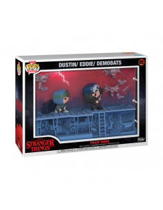 Funko Pop Moments Fase 3. Strangers Things 4 Dustin/Eddie/Demobats  - Figura Funko Pop! Moment DLX: ST S4- Phase Three en vinilo