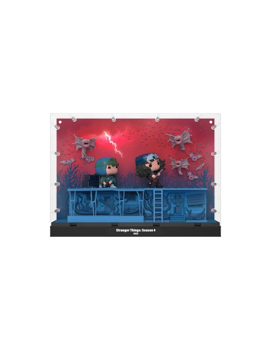 Funko Pop Moments Fase 3. Strangers Things 4 Dustin/Eddie/Demobats  - Figura Funko Pop! Moment DLX: ST S4- Phase Three en vinilo