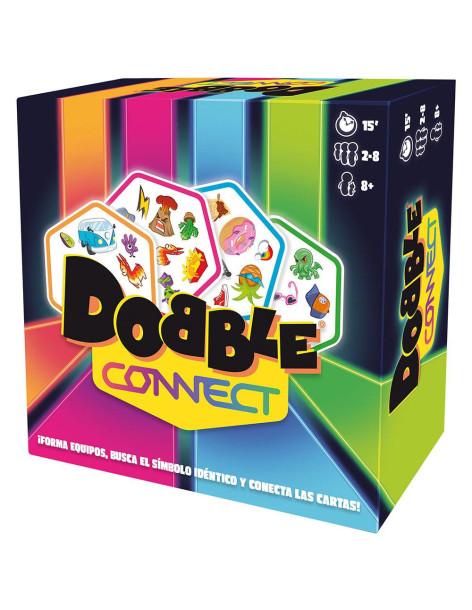Dobble Connect  - 







Dobble Connect contiene 90 cartas con 10 símbolos en cada una y más de 91 símbolos en total. Solamente