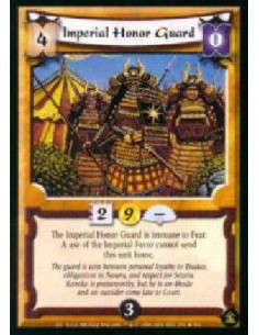 Imperial Honor Guard  - Imperial Honor Guard is immune to Fear. Imperial Favor effects cannot target this unit. 
