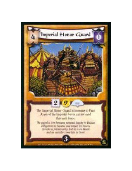 Imperial Honor Guard  - Imperial Honor Guard is immune to Fear. Imperial Favor effects cannot target this unit. 