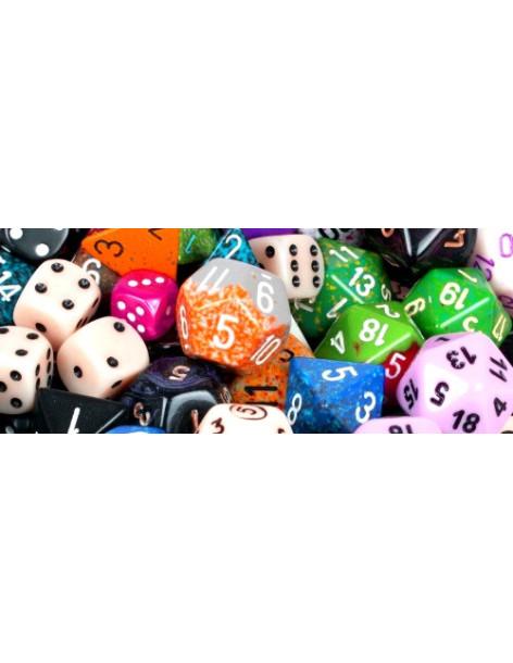 copy of Dice 20 sided Metal Blackfire  - 