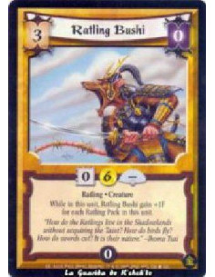 Ratling Bushi  - Creature Ratling Bushi gains +1F for each Ratling Pack in this unit. 