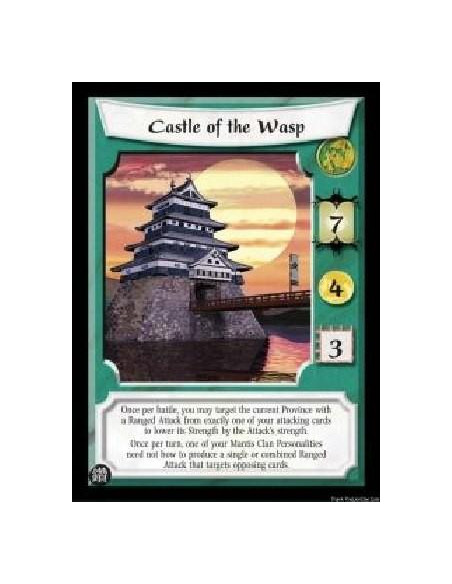 Castle of the Wasp FOIL  - Once per battle, you may target the current Province with a Ranged Attack from exactly one of your at