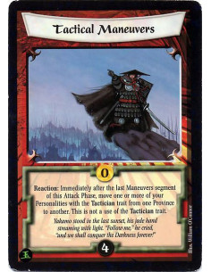 Tactical Maneuvers  - Reaction: After a Maneuvers Segment ends: Target one or more of your Tactician Personalities at battlefiel