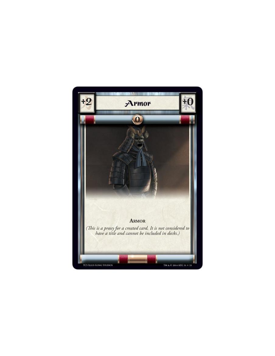 Armor  - Armor            (This is a proxy for a created card. It is not considered to have a title and cannot be included in de