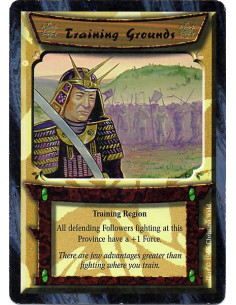 Training Grounds  - Each Follower gains +1F while defending this Province.