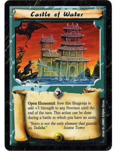 Castle of Water  - Water Battle: Even if this unit is not at the current battlefield and even if you control no units there, bow