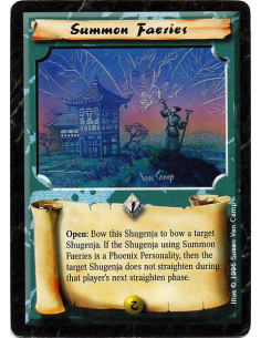 Summon Faeries  - Open: Bow this Shugenja to bow (if necessary)a target Shugenja. If the Shugenja using Summon Faeries is a Phoe