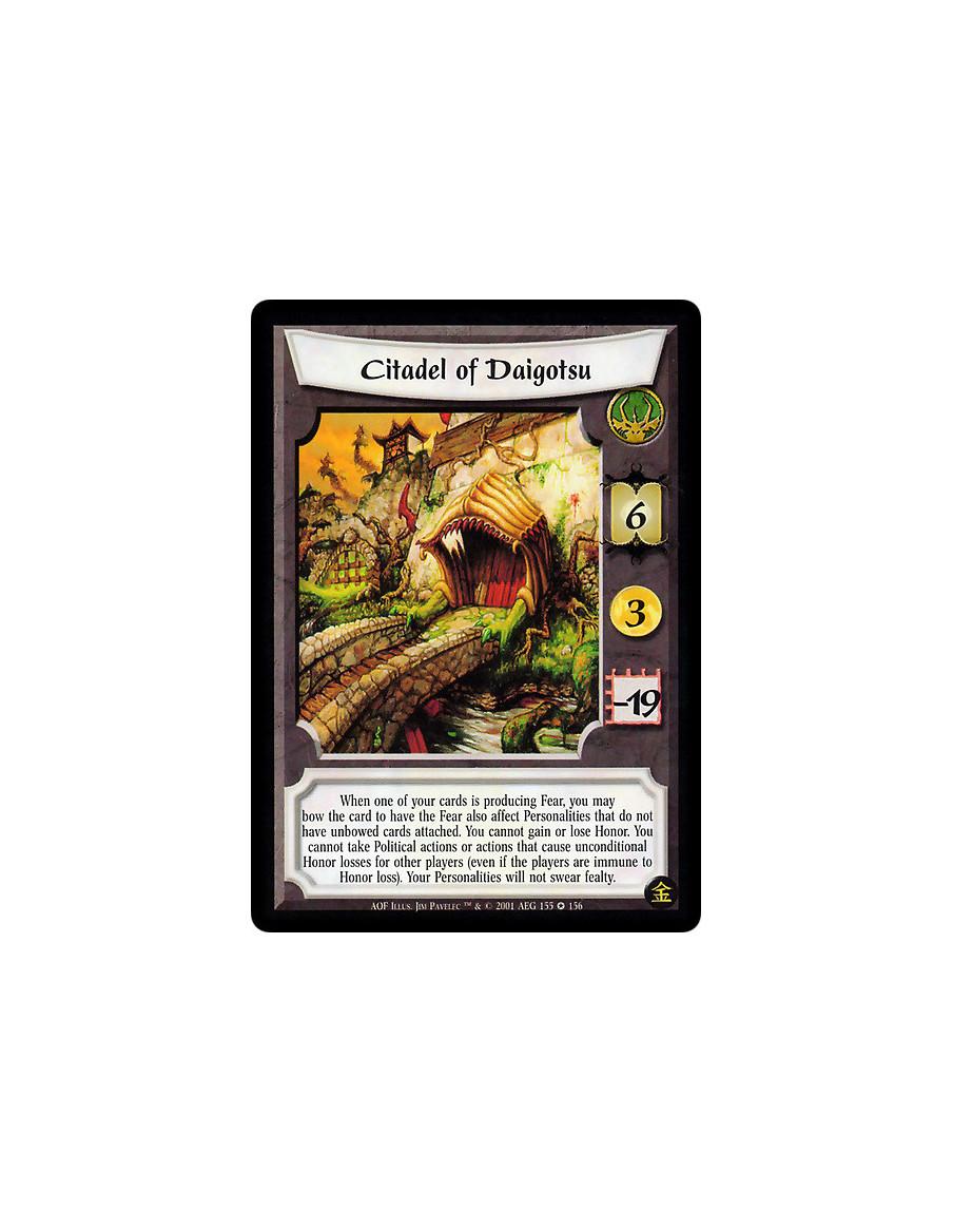 Citadel of Daigotsu (French)  - Limited: End the Action Phase.