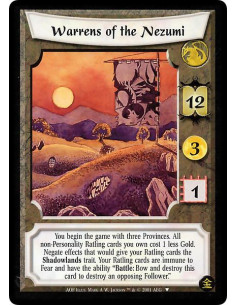 Warrens of the Nezumi (French)  - Limited: End the Action Phase.