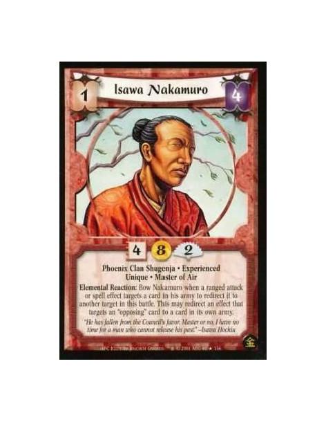 Isawa Nakamuro Exp (French)  - Phoenix Clan Shugenja. Experienced. Unique. Master of Air Elemental Reaction : Bow Nakamuro when 