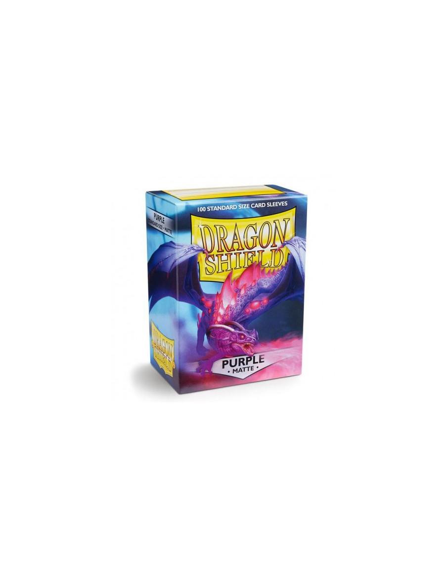 Fundas Dragon Shield Tamaño Standard (63x88mm) - Morado / Purple Mate (100)  - 