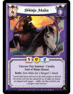 Shinjo Maku  - Open: Give target Personality a 1F/1C bonus until the end of the turn.