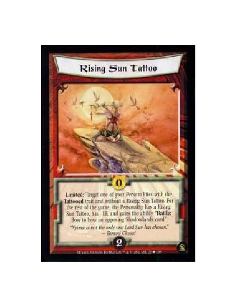 Rising Sun Tattoo (Francés)  - Limited: Target one of your Personalities with the Tattooed trait and without a Rising Sun Tattoo
