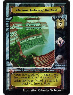 The War Fortress of the Crab (Mon Back)  - Open: Bow to add +3 Strength to any Province until the end of the turn. This action m