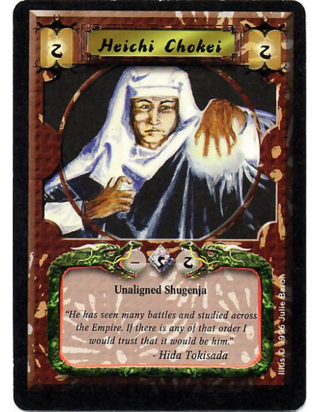 Heichi Chokei  - Unaligned Monk. Shugenja