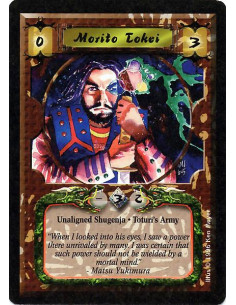 Morito Tokei  - Unaligned Shugenja. Toturi's Army